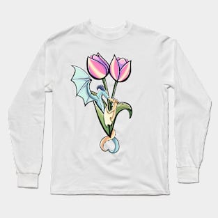 Tulip Dragon Pair Long Sleeve T-Shirt